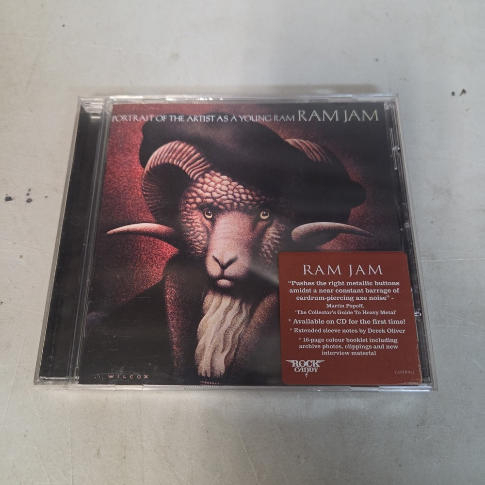 Ram Jam Portrait Of The Artist As A Young Ram CD 2018 Rock Candy Remastered